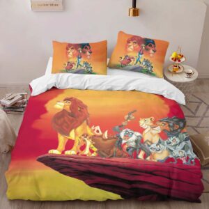 Alternative view of The Lion King Characters 12 Duvet Cover