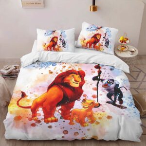 Alternative view of The Lion King Characters 13 Duvet Cover