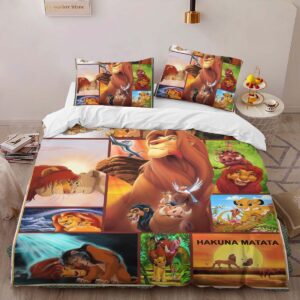 Alternative view of The Lion King Characters 20 Duvet Cover