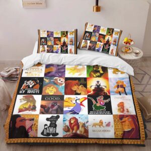 Alternative view of The Lion King Characters 23 Duvet Cover