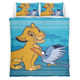 The Lion King Simba And Zazu Duvet Cover