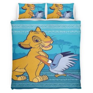 The Lion King Simba And Zazu Duvet Cover