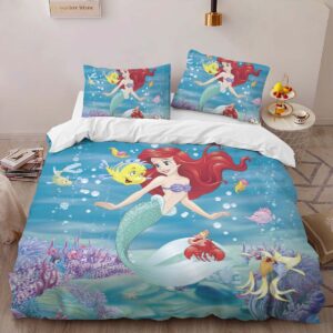 Alternative view of The Little Mermaid Ariel 10 Duvet Cover