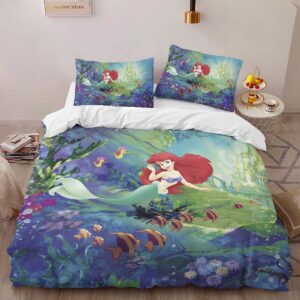 Alternative view of The Little Mermaid Ariel 13 Duvet Cover