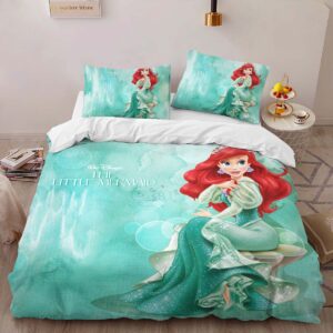 Alternative view of The Little Mermaid Ariel 14 Duvet Cover