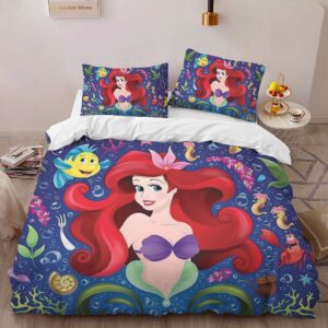 Alternative view of The Little Mermaid Ariel 21 Duvet Cover