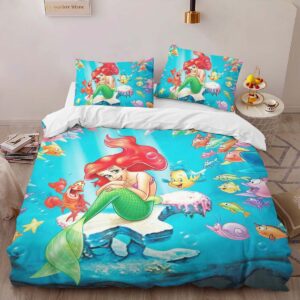 Alternative view of The Little Mermaid Ariel 23 Duvet Cover