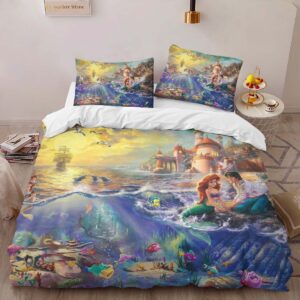 Alternative view of The Little Mermaid Ariel 33 Duvet Cover