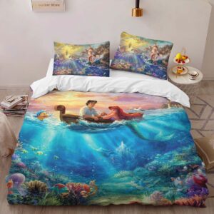 Alternative view of The Little Mermaid Ariel 35 Duvet Cover