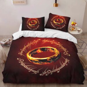 Alternative view of The Lord of The Rings 1 Duvet Cover