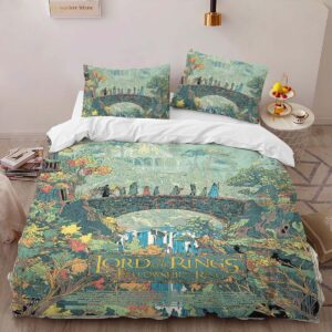 Alternative view of The Lord of The Rings 14 Duvet Cover