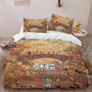 Alternative view of The Lord of The Rings 15 Duvet Cover