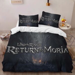 Alternative view of The Lord of The Rings Rerurn to Moria Duvet Cover