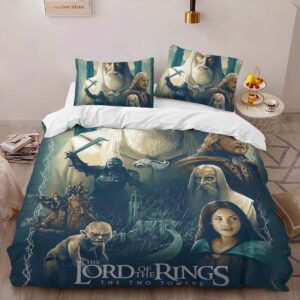 Alternative view of The Lord of The Rings The Two Towers Duvet Cover