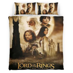 The Lord of The Rings The Two Towers The Journey Continues Duvet Cover