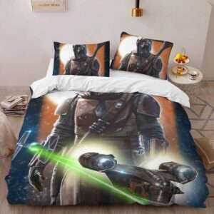 Alternative view of The Mandalorian 1 Duvet Cover