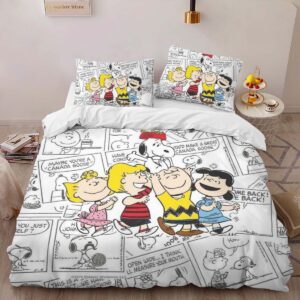 Alternative view of The Peanuts Characters 3 Duvet Cover