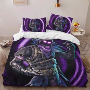 Alternative view of The Raven Storm Wild Raven Fortnite Skin 06 Duvet Cover