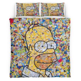 The Simpsons All Characters 02 Duvet Cover