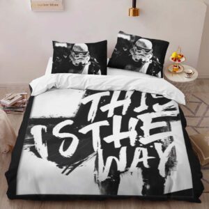 Alternative view of This is the Way The Mandalorian Duvet Cover