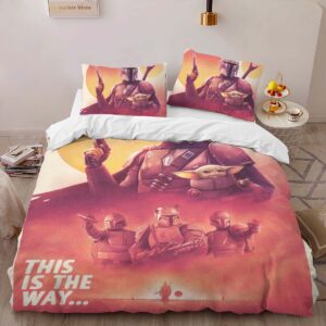 Alternative view of This is the Way The Mandalorian 2 Duvet Cover