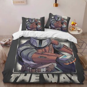 Alternative view of This is the Way The Mandalorian 3 Duvet Cover