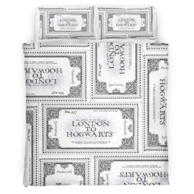 Ticket Harry Potter Hogwarts Express Platform 02 Duvet Cover