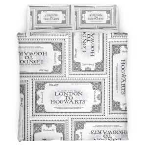 Ticket Harry Potter Hogwarts Express Platform 02 Duvet Cover