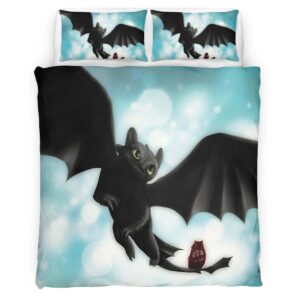 Toothless How To Train Your Dragon 04 Duvet Cover