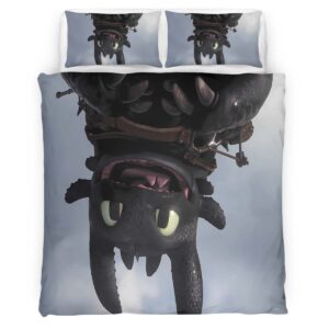 Toothless How To Train Your Dragon 06 Duvet Cover