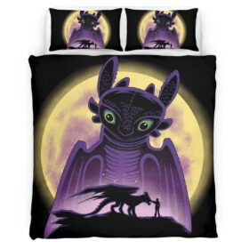 Toothless How To Train Your Dragon 09 Duvet Cover