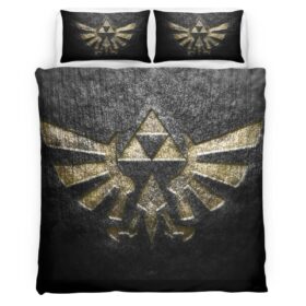 Triforce The legend of Zelda Stone Duvet Cover