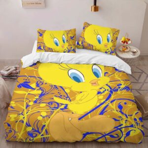 Alternative view of Tweety Bird Looney Tunes 02 Duvet Cover