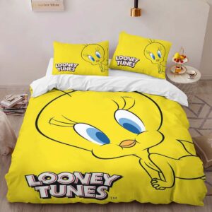 Alternative view of Tweety Bird Looney Tunes 03 Duvet Cover
