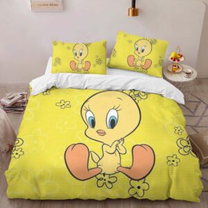 Alternative view of Tweety Bird Looney Tunes 06 Duvet Cover