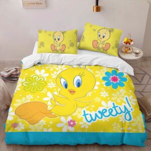 Alternative view of Tweety Bird Looney Tunes 08 Duvet Cover