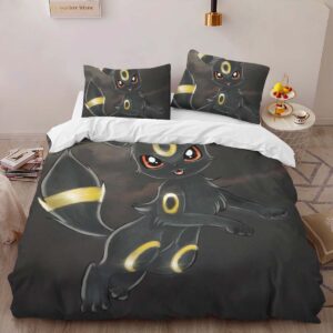 Alternative view of Umbreeon Pokemon 16 Duvet Cover