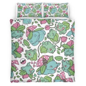 Venusaur Ivysaur Bulbasaur Pokemon Duvet Cover