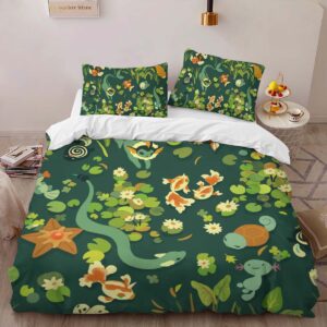 Alternative view of Water Pokemon Type 3 Duvet Cover