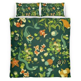 Water Pokemon Type 3 Duvet Cover