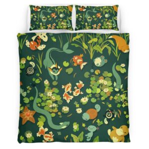 Water Pokemon Type 3 Duvet Cover