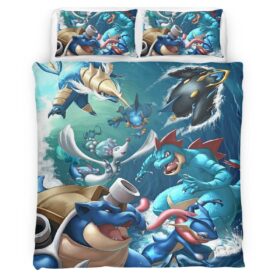 Water Pokemon Type 4 Duvet Cover