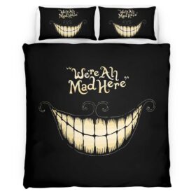 We Are All Mad Here Alice in Wonderland Duvet Cover