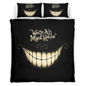 We Are All Mad Here Alice in Wonderland Duvet Cover