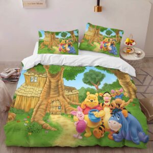 Alternative view of Winnie the Pooh And Friends 9 Duvet Cover