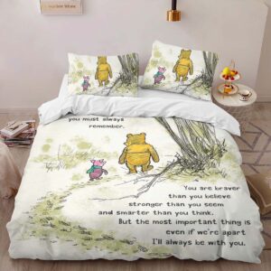Alternative view of Winnie the Pooh And Piglet 4 Duvet Cover