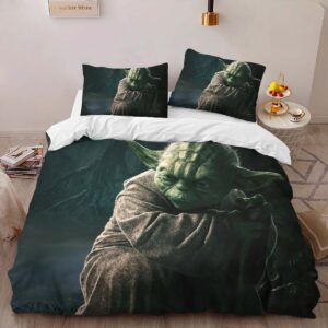 Alternative view of Yoda Grogu Star Wars Duvet Cover
