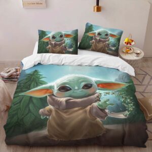 Alternative view of Baby Yoda Star Wars 2 Duvet Cover