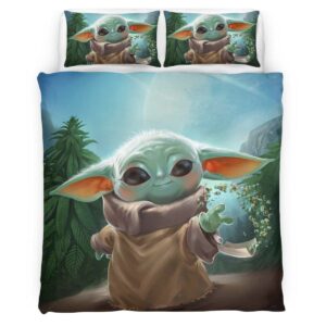 Baby Yoda Star Wars 2 Duvet Cover