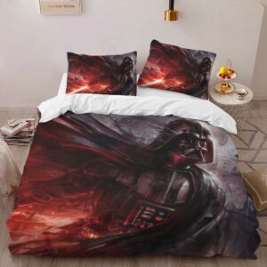Alternative view of darth vader magma star wars Duvet Cover